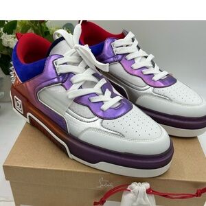 Men's Christian Louboutin ASTROLOUBI . Leather /suede sneakers size 46.5